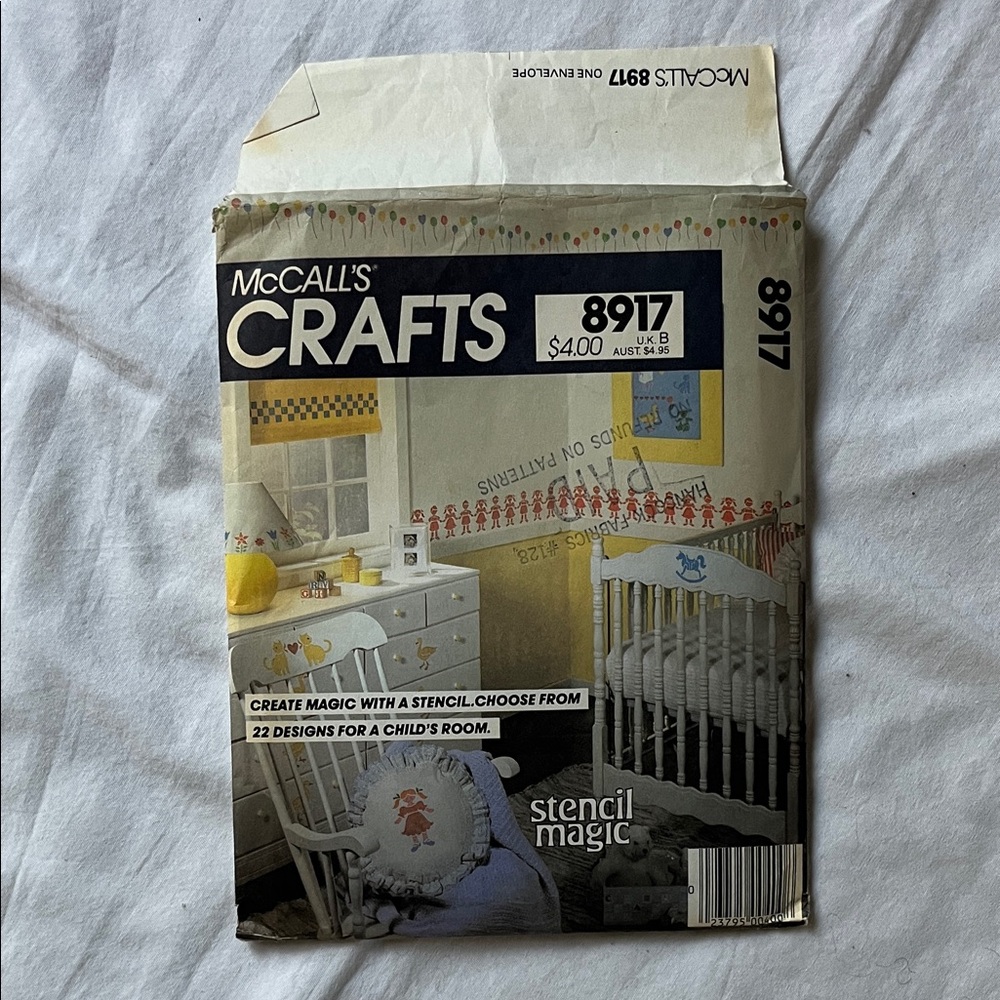 McCall's Crafts Stencil Magic Pattern 8917 Complete